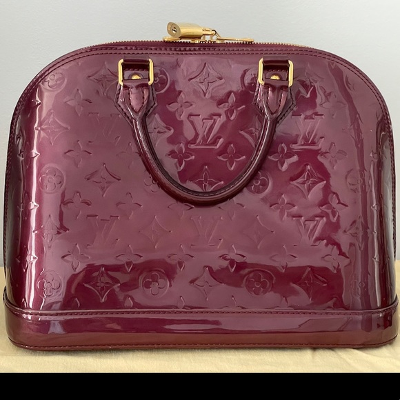 Louis Vuitton Alma PM - Rouge Fauviste Vernis - Picture 2 of 14